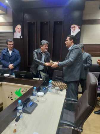 تقدیر معاون هماهنگی امور عمرانی استاندار کردستان و انجمن پیمانکارهای عمرانی استان از مدیرعامل شرکت آبفا کردستان